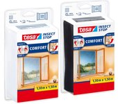 Malla mosquitera para ventanas - 1,7x1,8 m - Antracita