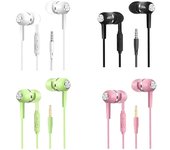 Universal 3.5mm Wired Headphones Sport Earbuds with Bass Phone Earphones Stereo Headset with Mic volume control Music Earphones