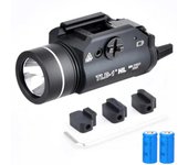 Tactical X300U-A White LED Flashlight for Pistol Light Airsoft Helmet Weapon Scout Light 1000 Lumens Fit 20MM Rail