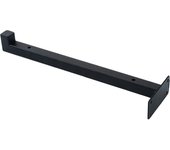 Black Wall Mounted Single Layer Board Wrought Iron Bracket Metal Wooden Partition Board Support Furniture Shelf Brackets