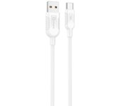 Cable qcharx athens usb a tipo c 3a - 1 m - pvc blanco