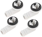 Kit de 4 conductores de Manguera de aire acondicionado de plástico y anillo de Goma