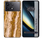 Tumundosmartphone Funda Silicona para Xiaomi Poco F6 Pro 5G diseño Mármol 10 Dibujos