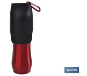 Botella portátil mascota acero inoxidable 750ml