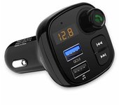 Cargador MP3 Bluetooth para coche, nuevo, QC3.0, carga rápida, detección de voltaje, receptor Bluetooth, transmisor FM