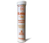 Vitamina C + Zinc Efervescente 20 tabletas efervescentes  Ynsadiet