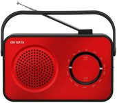 Aiwa R-190 Radio Analógica AM/FM Roja/Blanco radio --funciona a pilas y conectada a la luz electrica( APAGON )