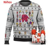 Meliodas And Elizabeth 7 Deadly Sins Ugly Christmas Sweater Christmas Sweater Gift Santa Claus Pullover Men 3D Sweatshirt And