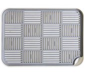 Bandeja de Goteo, escurridor de Platos con bandeja de Goteo, escurridor de platos, reja de Goteo para Cocina Gris