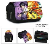 Naruto Anime 3D Stationery Storage Bag Itachi Sasuke High-capacity Pen Bag Naruto Waterproof Pencil Case Kids Birthday Gifts