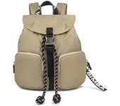 Nueva Mochila de Material de Nailon Para Mujer, Mochila Informal de gran capacidad a la moda, Mochila Escolar Japonesa impermeable con Cordón