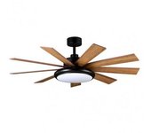 FABRILAMP Ventilador DC Pireo 36w Negro - Potente y Eficiente