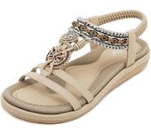 Sandalias Planas Mujer Verano Casual Comodos Zapatos de Playa Talla 36-44