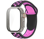 Case+Silicone Band For Huawei Watch Fit 3 Change to ultra 49mm Tempered Glass cover Protector with screen for Huawei fit 3 Strap