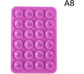 Double Side Silicone Suction Pad For Mobile Phone Fixture Suction Cup Backed Adhesive Silicone Rubber Sucker Pad For Fixing