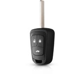 KEYYOU 2/3 Buttons Car Remote Key Shell Fob Case For Chevrolet AVEO Cruze For Opel Malibu Sonic Replacement HU100 Key Blade