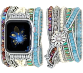 Bohemia Strap for Apple Watch Ultra Band 49mm 44mm 45mm 41mm 42mm 38 Handmade Natural Beads Bracelet Iwatch Series 8 7 6 Se 5 3