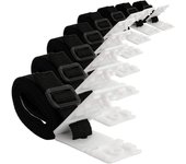 Kit de fijación de cubierta solar para piscina - 8 correas de cubierta solar - Kit de correa de cubierta solar - Accesorio de carrete de cubierta (tamaño: 8 piezas)