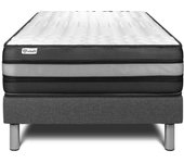 Conjunto VITAL POWER ZEN 120 x 190 cm somier Kit gris