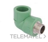Codo rosca macho 25*3/4 ppr pprcrm2534