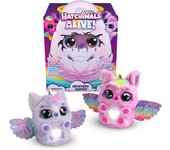 SPIN MASTER - HATCHIMALS Alive Mystery Hatch PUFFICORN - Peluche Interactivo Sorpresa y Huevo con Niebla, Luces y más de 100 Reacciones y Sonidos - La Magia está en Tus Manos - Juegos Infantiles - Juguetes Niños +5 Años