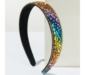 European and American Cross-border Headband Trend Baroque Color Simple Full Diamond Hair Accessory Fashionable Outdoor Headband