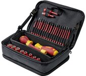 Wiha Juego de herramientas slimVario® electric en surtido de 32 uds., incl. bolsa funcional (43465)