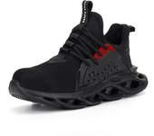 Zapatillas de trabajo para hombre, Zapatos de séfriad con Punta de Maple, antigolf, antibinchazo, Indestructibles, BOTAS protectoras de sebribad