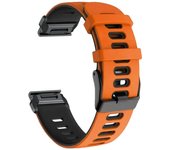 Two-tone Sports Silicone Quick Release Strap For Garmin Forerunner 965 955 S62 S70 945 935 Watch Band Wristband 22 26mm Bracelet