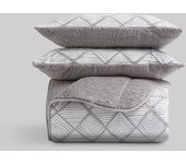 Llartextil Edredón Confort Karamelo Sharpei Sandra | Tejido Flannel 180gr | Relleno de Fibra Hueca | Sherpa Borreguito