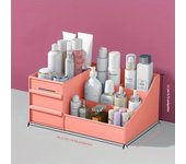 Makeup table with large capacity desktop storage, drawer rack, for versatile storage of skincare products and cosmetics