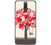 Tumundosmartphone Funda Gel Tpu para Huawei Mate 10 Lite Diseño Pajaritos Dibujos