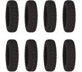 8pcs Travel Luggage Caster Shoes Silicone Suitcase Wheels Protection Cover Reduce Noise Trolley Box Casters Cover