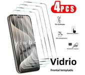 4pcs Tempered Glass for IPhone 15 14 13 12 11 Pro Max Screen Protectors Protective Glass for Apple X XR Max Film