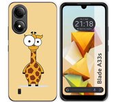 Funda Silicona para Zte Blade A33s diseño Jirafa Dibujos