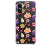 Funda Silicona Antigolpes para Vivo V29 5G diseño Dulces 01 Dibujos