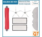 For Xiaomi Roborock Q7 Max,Q7 Max+,Q7 Plus,T8 Hepa Filter Robot Vacuum Cleaner Spare Parts Main Side Brush mop cloth Dust Bag