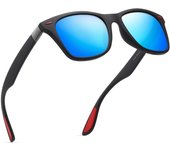 Gafas de sol polarizadas de protección USunglasses para hombres y mujeres, estilo clásico vintage, estilo retro, color negro, para ciclismo, conducción, pesca y actividades al aire libre.