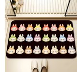 Cartoon Labubu  Print Bath Mat Non Slip Doormat Kitchen Drying Mat for Bedroom Drain Mat Entryway Rug Cartoon Home Carpet