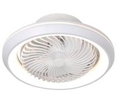 Gsc Evolution - Ventilador de Techo Rotativo DC Bhoor con Luz Regulable y Mando Ø50 Blanco