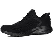 Zapatilla Skechers Bobs Squad Chaos-Current Muse Negro Mujer