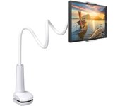 Mobile Phone Gooseneck Arm Holder Stand For iPhone Samsung Xiaomi IPad Pro Air Mini 11 Kindle Clamp on Table Bed Tablet Mount