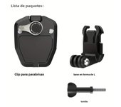 Motorcycle Windshield Clip for GoPro 13,Motorcycle Windshield Camera Clamp, Aluminum Alloy GoPro Mount for GoPro Hero 13/12/11
