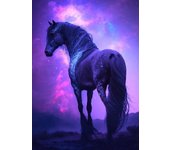Black and White Wild Horses Canvas Paintings on The Wall Art Posters Prints Wall Picture Modern Animals Art Room Decor Frameless