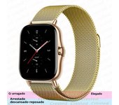 20mm 22mm Milanese Band For Amazfit balance/GTS 4/3/GTS Mini 2/GTR 4/3/Pro stratos Metal Watch Bracelet correa Amazfit bip strap
