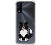 Funda Silicona Antigolpes para Vivo Y20s / Y11s diseño Perros 01 Dibujos