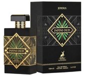 Maison Alhambra Perfume INFINI OUD JOYOUS - 100 Ml Eau de Parfum, Perfume Mujer y Hombre, Amaderado, Azafrán, Lavanda, Nuez Moscada, Oud