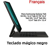 Smart Folio for Samsung Galaxy Tab S9 S8 S7 FE Plus 12.4 for Tab S9 FE+ S9+ S8+ S7+ 12.4" TouchPad Backlight Magic Keyboard Case