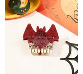 Bat Hairpin Personality Fun Ponytail Clip Atmosphere Grab Clip Temperament Glitter Disc Hair Shark Clip