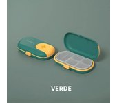 JJYY Portable Pill Box Medical Kits Vitamin Pills Box Storage Box 8 grids Pill Container Health Travel Supply Mini Pill Box 1PC